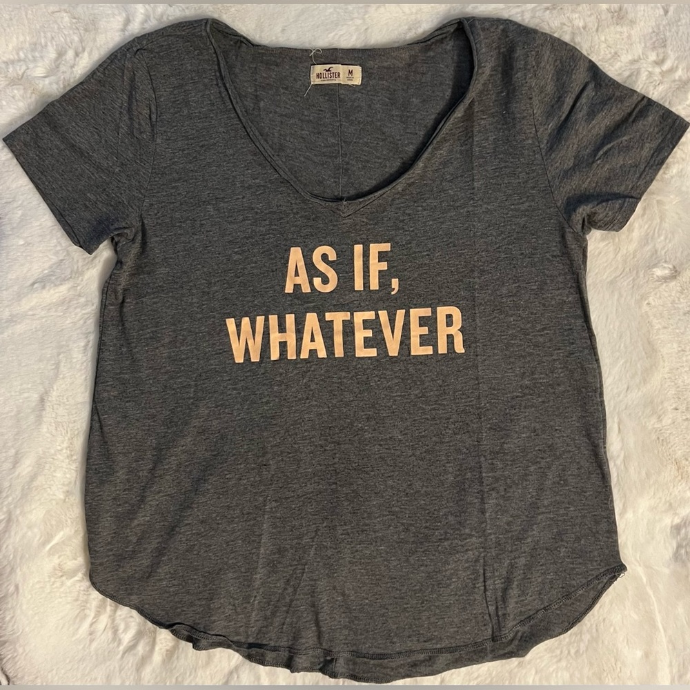 HOLLISTER GRAPHIC TEE, WOMEN, MEDIUM